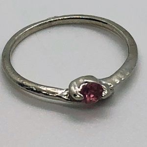 🔥HOT SALE🔥Pink Rhinestone Fashion Ring Size 7